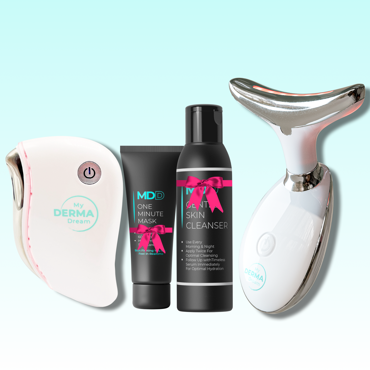 Gua Sha + MyoGlow + FREE Gentle Skin Cleanser + FREE One Minute Mask