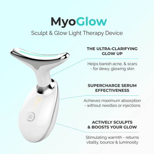 1x DermaGlow LED Mask + 1x Myoglow + Free Notox Serum