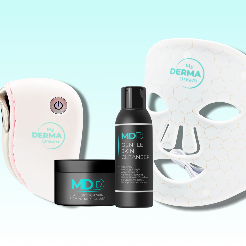 DermaGlow + FREE Gua Sha + FREE Gentle Skin Cleanser + FREE Skin Lifting Moisturizer