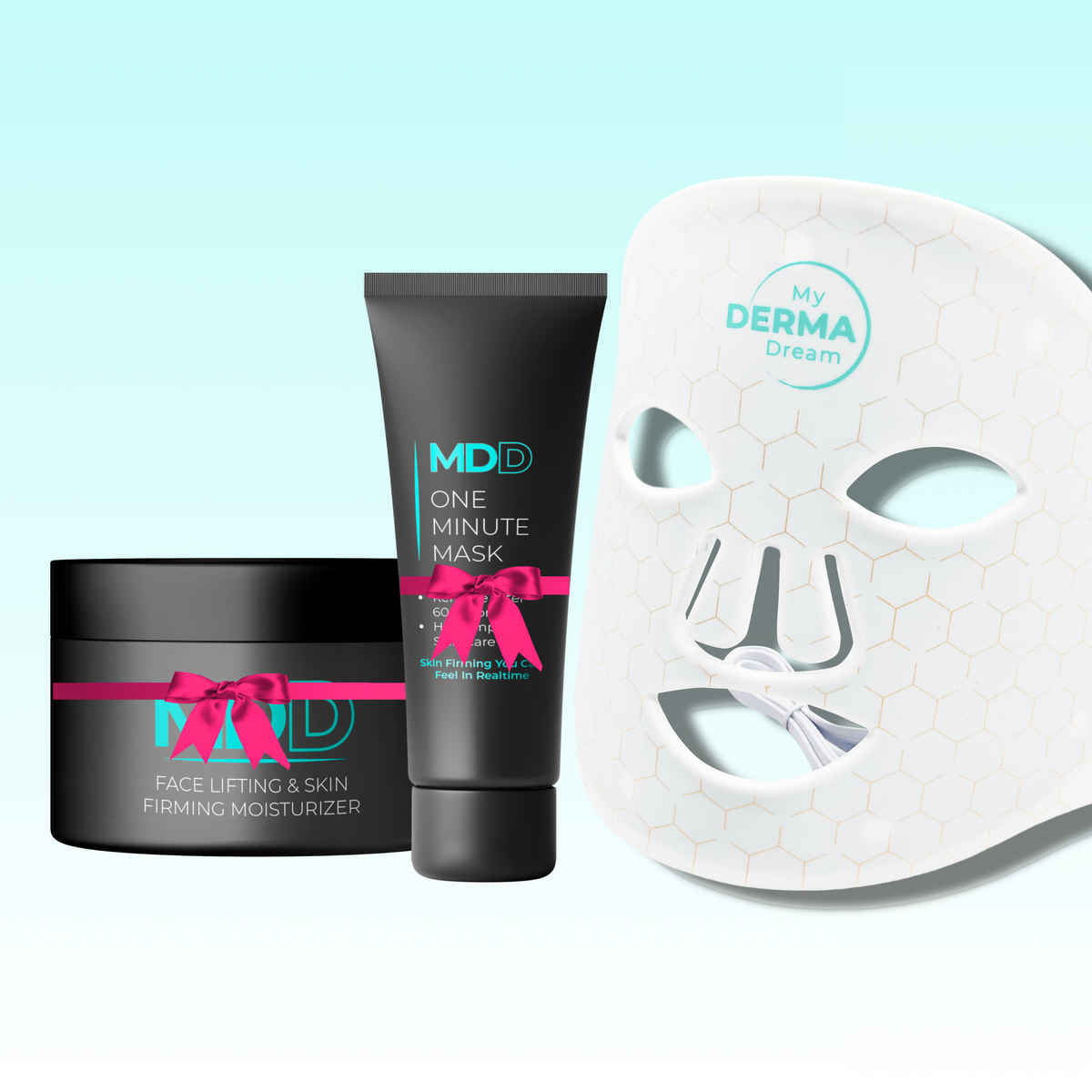 DermaGlow + FREE One Minute Mask + FREE Skin Lifting Moisturizer