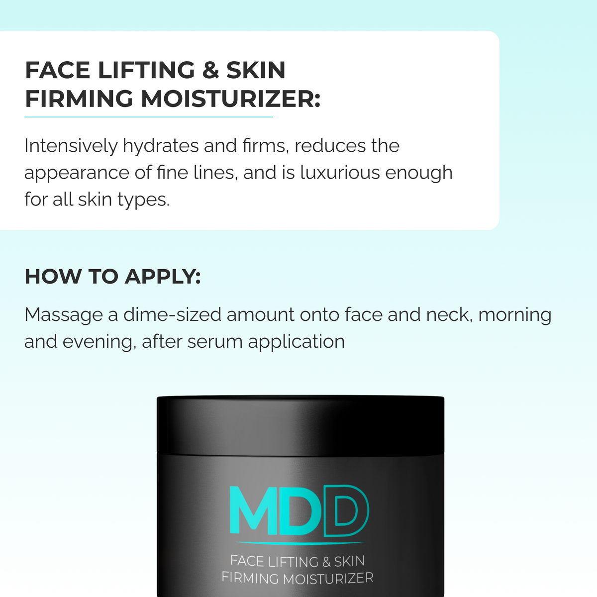 MDD Lifting & Skin Firming Moisturizer